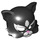LEGO Black Cat Mask with White Muzzle (36112 / 38401)