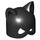 LEGO Black Catwoman Mask (Smaller Eye Gap) (98729)