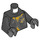 LEGO Schwarz Cedric Diggory mit Schwarz und Gelb Kapuzenpullover Minifigur Torso (973 / 76382)