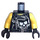 LEGO Black Chopper Maroon Minifig Torso (973 / 76382)