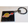 LEGO Black Classic Space Logo Tile Keychain (4645246)