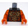 LEGO Negro Cole (Golden Dragón) Crystalized Torso (973 / 90811)