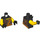 LEGO Noir Cole Minifig Torse (973 / 76382)