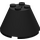 LEGO Black Cone 4 x 4 x 2 with Axle Hole (3943)