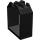 LEGO Zwart Container 4 x 2 x 4 met 2 Click Hinges (30637)