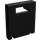 LEGO Noir Récipient Boîte 2 x 2 x 2 Porte avec Fente (4346 / 30059)
