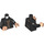 LEGO Black Corban Yaxley Minifig Torso (973 / 76382)