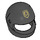 LEGO Black Crash Helmet with Robo SWAT Minifigure Head Logo (2446 / 16579)