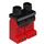 LEGO Schwarz Crust Smasher - ohne Armor (30374) Minifigure Hüften und Beine (3815 / 24178)