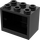 LEGO Schwarz Schrank 2 x 3 x 2 mit versenkten Bolzen (92410)
