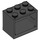 LEGO Zwart Kast 2 x 3 x 2 met volle noppen (4532)