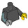 LEGO Black Cyborg Minifig Torso (973 / 88585)