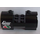 LEGO Black Cylinder 3 x 6 x 2.7 Horizontal with &#039;Jet Fuel&#039; and Octan Logo Sticker Solid Center Studs (93168)