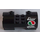 LEGO Black Cylinder 3 x 6 x 2.7 Horizontal with &#039;Jet Fuel&#039; and Octan Logo Sticker Solid Center Studs (93168)