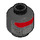 LEGO Black Dark Trooper Minifigure Head (Recessed Solid Stud) (3626 / 79833)