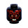 LEGO Black Darth Maul with Minifigure Head (Recessed Solid Stud) (3626 / 21992)