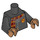 LEGO Black Dean Thomas Minifig Torso (973 / 88585)