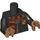 LEGO Black Dean Thomas with Scarf Minifig Torso (973 / 88585)