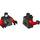 LEGO Noir Deep Sea Minifig Torse (973 / 76382)