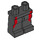 LEGO Noir Deep Sea Minifigure Hanches et jambes avec rouge Rayures (3815 / 20584)