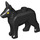 LEGO Black Dog - Alsatian with Yellow Eyes (92586 / 100184)