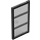 LEGO Black Door 1 x 4 x 6 with 3 Panes and Transparent Glass (35166)