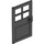 LEGO Black Door 1 x 4 x 6 with 4 Panes and Stud Handle (60623)