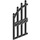 LEGO Черно врата 1 x 4 x 9 Arched Gate с Bars (42448)