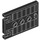 LEGO Noir Porte 1 x 5 x 3 avec Manipuler (93096)