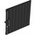 LEGO Black Door 6.5 x 5 Sliding with Vertical Lines Type 1 (4511)