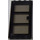 LEGO Black Door Frame 1 x 4 x 6 with Black Door with Transparent Black Glass