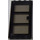 LEGO Nero Door Frame 1 x 4 x 6 with Black Door with Transparent Black Glass