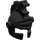 LEGO Black Dragon Helmet with Clip (6122 / 44492)