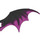 LEGO Black Dragon Wing 19 x 11 with Marbled Magenta Edge (51342 / 57004)