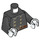 LEGO Black Dress Firefighter Minifig Torso (973 / 76382)