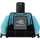 LEGO Zwart Bestuurder Torso met Panasonic (973 / 76382)