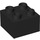 LEGO Noir Duplo Brique 2 x 2 (3437 / 89461)