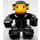 LEGO Black Duplo Monkey looking straight (74654)