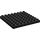 LEGO Noir Duplo assiette 8 x 8 (51262 / 74965)