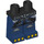 LEGO Zwart Eglor Minifigure Heupen en benen (3815 / 13130)