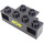 LEGO Black Electric Train Light Prism 1 x 4 Holder with Yellow Train Logo Sticker (2928)