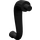 LEGO Noir Elephant Trunk avec extrémité courte (28959 / 43892)