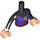 LEGO Negro Evil Queen Friends Torso (92456)