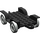 LEGO Schwarz Fabuland Auto Chassis 8 x 6.5 (Complete) (4796)
