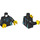 LEGO Noir Female Catamaran Operator Minifig Torse (973 / 76382)