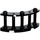 LEGO Black Fence Spindled 4 x 4 x 2 Quarter Round with 3 Studs (21229)