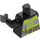 LEGO Schwarz Feuerwehrmann Minifigur Torso (973 / 76382)