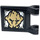 LEGO Black Flag 2 x 2 with Gold Ninjago Earth Emblem on both sides Sticker without Flared Edge (2335)