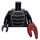 LEGO Zwart Fly Monster Torso met Zwart Armen en Rechts Hand met Donkerrood Klauw (973 / 98642)