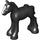 LEGO Schwarz Foal mit Blau Augen und Weiß Streifen (11241 / 66501)